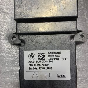 BMW G01 G02 G05 G06 G07 G11 G15 G16 G30 G31 G32 F90 F97 F98 AIRBAG CONTROL MODULE ACSM5